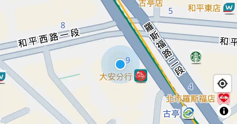地圖定位