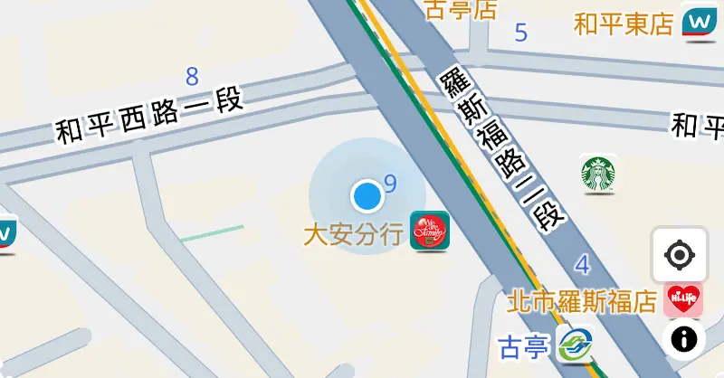 地圖定位